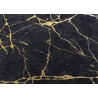 Vaip MARBLE must / kuldne, 160x240 cm