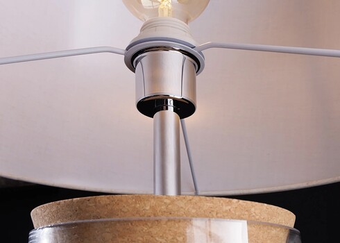 Lauavalgusti CLASICO valge, D35xH60 cm