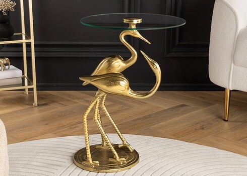 Abilaud CRANE kuldne, 40x42xH56 cm