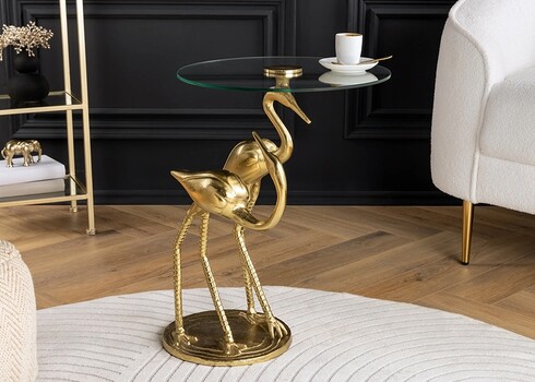 Abilaud CRANE kuldne, 40x42xH56 cm