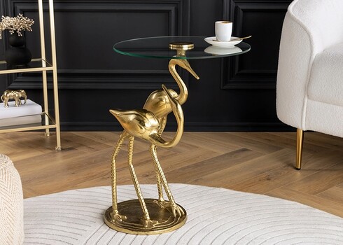 Abilaud CRANE kuldne, 40x42xH56 cm