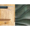 Kummut WAVE türkiis, 160x38xH75 cm