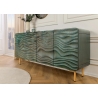 Kummut WAVE türkiis, 160x38xH75 cm