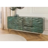 Kummut WAVE türkiis, 160x38xH75 cm