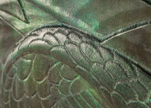 Kapp SNAKE roheline, 100x38xH120 cm