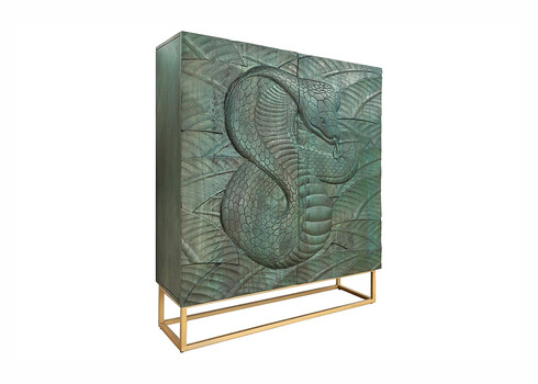 Kapp SNAKE roheline, 100x38xH120 cm