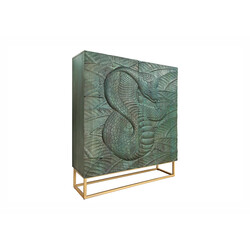 Kapp SNAKE roheline, 100x38xH120 cm