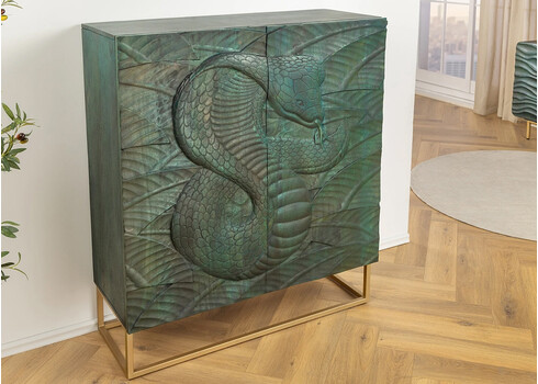 Kapp SNAKE roheline, 100x38xH120 cm