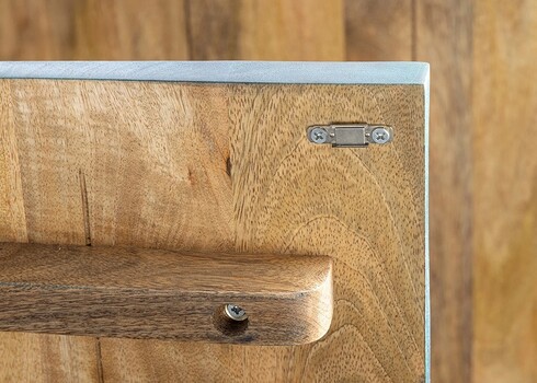 Kummut SUNSET türkiis / kuldne, 177x38xH75 cm