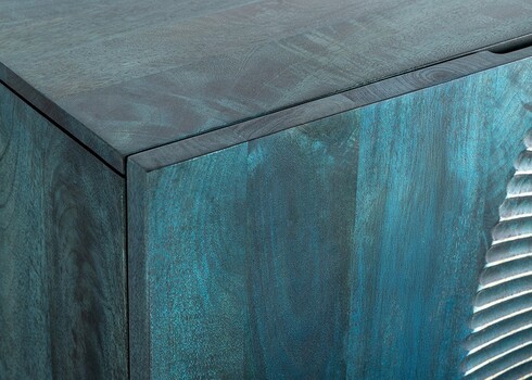 Kummut SUNSET türkiis / kuldne, 177x38xH75 cm