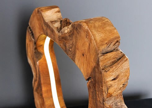 Lauavalgusti ORGANIC ARTWORK pruun, 48x5,5xH48 cm