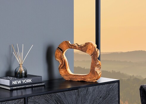 Lauavalgusti ORGANIC ARTWORK pruun, 48x5,5xH48 cm