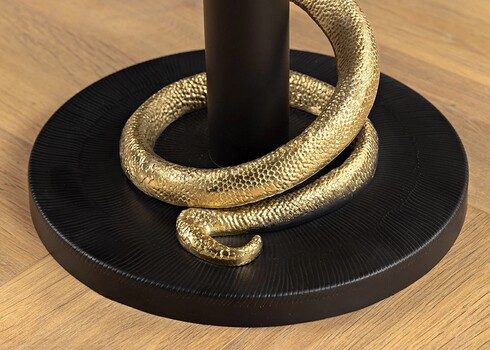 Abilaud SNAKE valge marmor / kuldne, D41xH54 cm