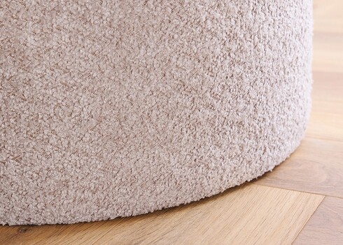 Tumba MODERN BAROQUE beež buklee, 50x50xH43 cm