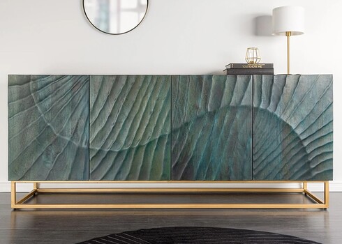 Kummut SCORPION türkiis, 177x38xH76 cm