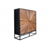 Kapp BARRACUDA pruun / must, 100x38xH120 cm