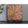 Kapp BARRACUDA pruun / must, 100x38xH120 cm