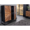 Kapp BARRACUDA pruun / must, 100x38xH120 cm