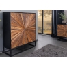 Kapp BARRACUDA pruun / must, 100x38xH120 cm