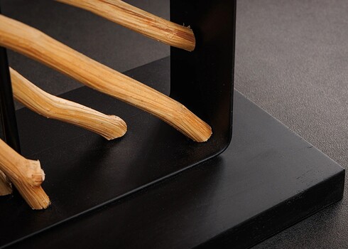 Põrandavalgusti EUPHORIA pruun / beež, 45x45xH165 cm