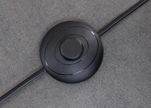 Põrandavalgusti EUPHORIA pruun / beež, 45x45xH165 cm