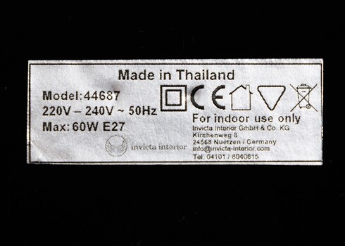 Lauavalgusti EUPHORIA pruun / beež, 80x20xH60 cm