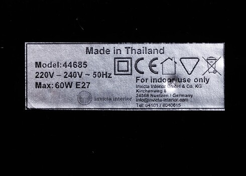 Lauavalgusti HYPNOTIC pruun / beež, 50x20xH50 cm