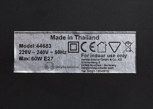 Lauavalgusti ORGANIC ARTWORK pruun, 43x20xH55 cm, E27