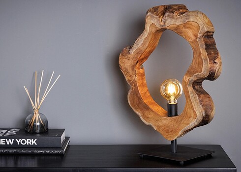 Lauavalgusti ORGANIC ARTWORK pruun, 43x20xH55 cm, E27