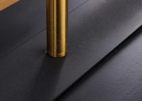 Lauavalgusti ROUSILIQUE beež / must, 80x20xH62 cm, E27