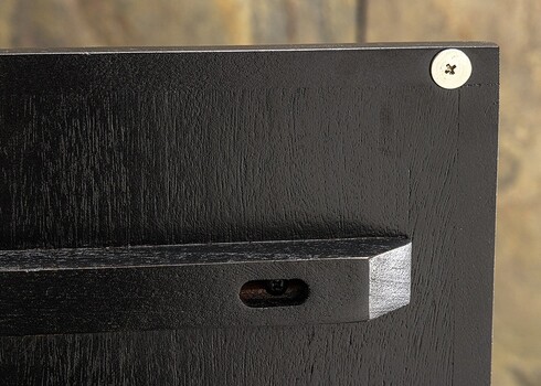 Kummut SOUL naturaalne pruun kivi / must, 175x38xH75 cm