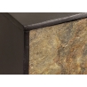 Kummut SOUL naturaalne pruun kivi / must, 175x38xH75 cm