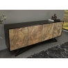 Kummut SOUL naturaalne pruun kivi / must, 175x38xH75 cm