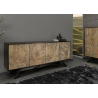 Kummut SOUL naturaalne pruun kivi / must, 175x38xH75 cm
