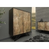 Kapp SOUL naturaalne pruun kivi / pruun, 100x38xH120 cm