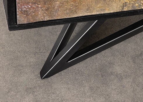 Kapp SOUL naturaalne pruun kivi / pruun, 100x38xH120 cm