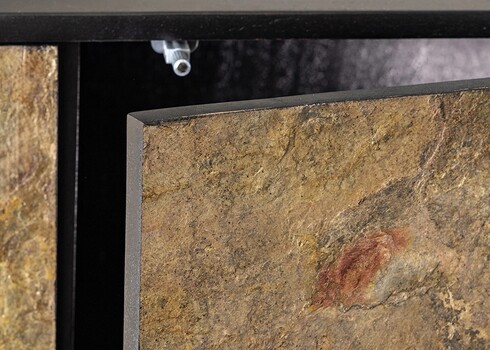 Kapp SOUL naturaalne pruun kivi / pruun, 100x38xH120 cm