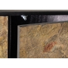 Kapp SOUL naturaalne pruun kivi / pruun, 100x38xH120 cm