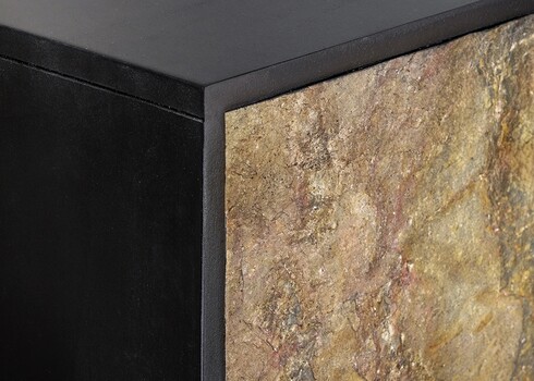 Kapp SOUL naturaalne pruun kivi / pruun, 100x38xH120 cm