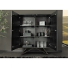 Kapp SOUL naturaalne pruun kivi / pruun, 100x38xH120 cm