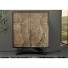 Kapp SOUL naturaalne pruun kivi / pruun, 100x38xH120 cm