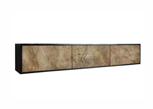 Tv-alus SOUL naturaalne pruun kivi / must, 160x33xH29 cm