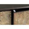 Tv-alus SOUL naturaalne pruun kivi / must, 160x33xH29 cm