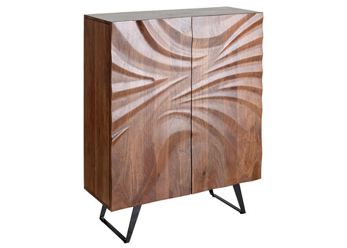 Kapp HURRICANE pruun, 100x38xH120 cm