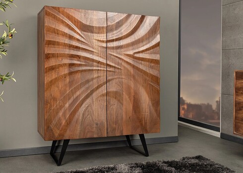 Kapp HURRICANE pruun, 100x38xH120 cm