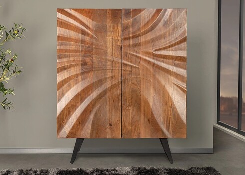 Kapp HURRICANE pruun, 100x38xH120 cm