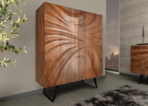 Kapp HURRICANE pruun, 100x38xH120 cm