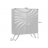 Kapp HURRICANE pruun, 100x38xH120 cm