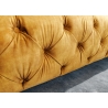 Voodi CHESTERFIELD kollane, 160x200 cm