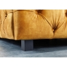 Voodi CHESTERFIELD kollane, 160x200 cm